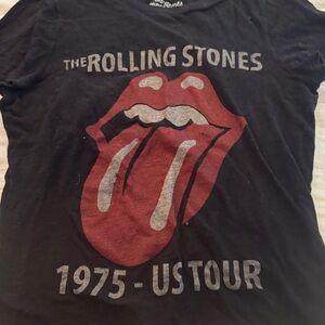 The Rolling Stones Black Cotton Tee